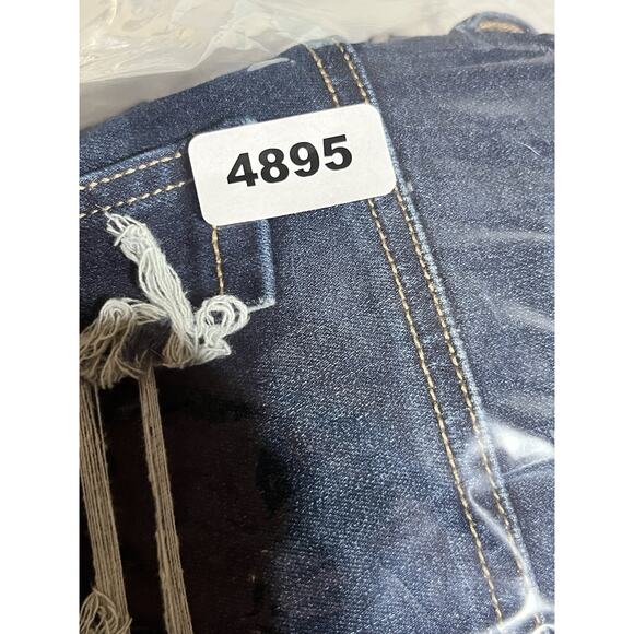 American Eagle Skinny Jegging Jeans Womens 26 Dark Wash Denim Ripped Stretch - Picture 11 of 11